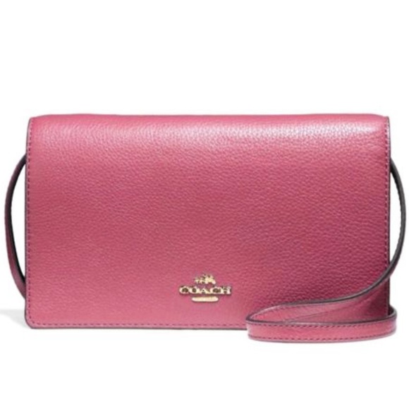 Coach Handbags - NWT Coach Fold Over Wallet Clutch Crossbody Phone